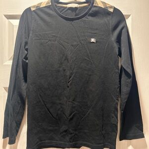 Burberry | Black Long Sleeve Tee Size S